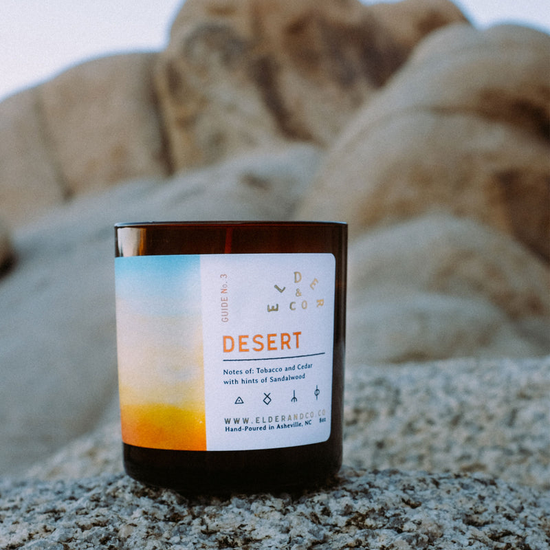 desert soy candle