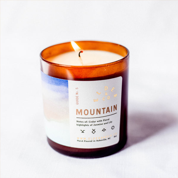 mountain soy candle